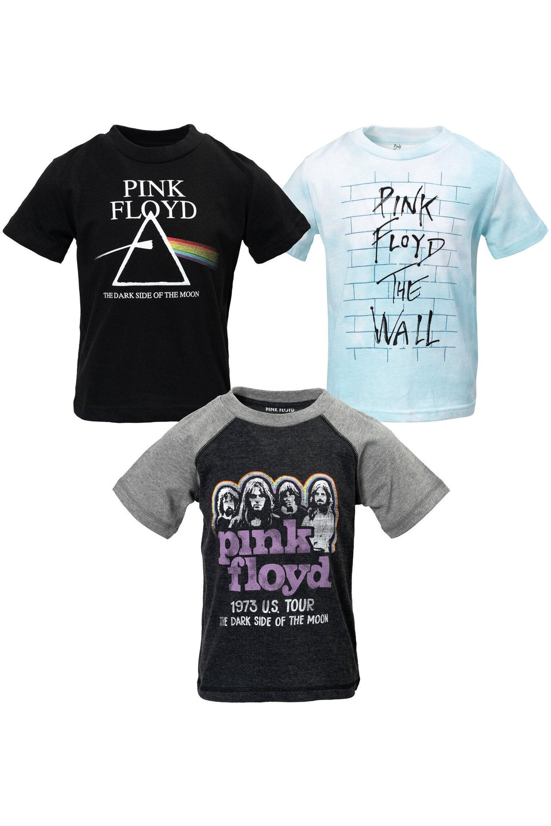 Pink Floyd 3 Pack Raglan Camisetas gráficas