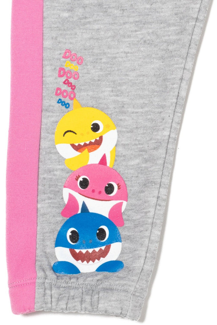 Pinkfong Baby Shark Daddy Shark Mommy Shark Girls Fleece 2 Pack Jogger Pants Toddler