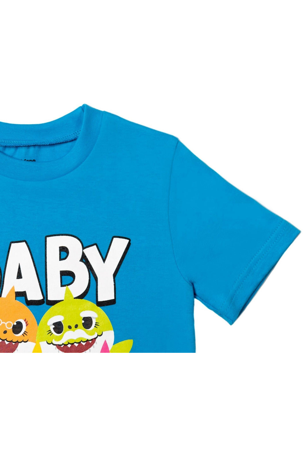 Pinkfong Baby Shark Daddy Shark Mommy Shark T-Shirt and Mesh Shorts Outfit Set Toddler