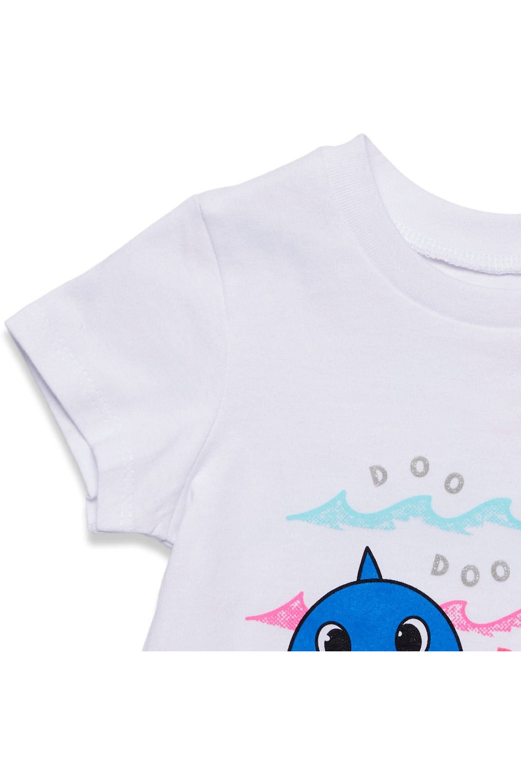 Pinkfong Baby Shark Graphic T-Shirt Bike Shorts and Outfit Set