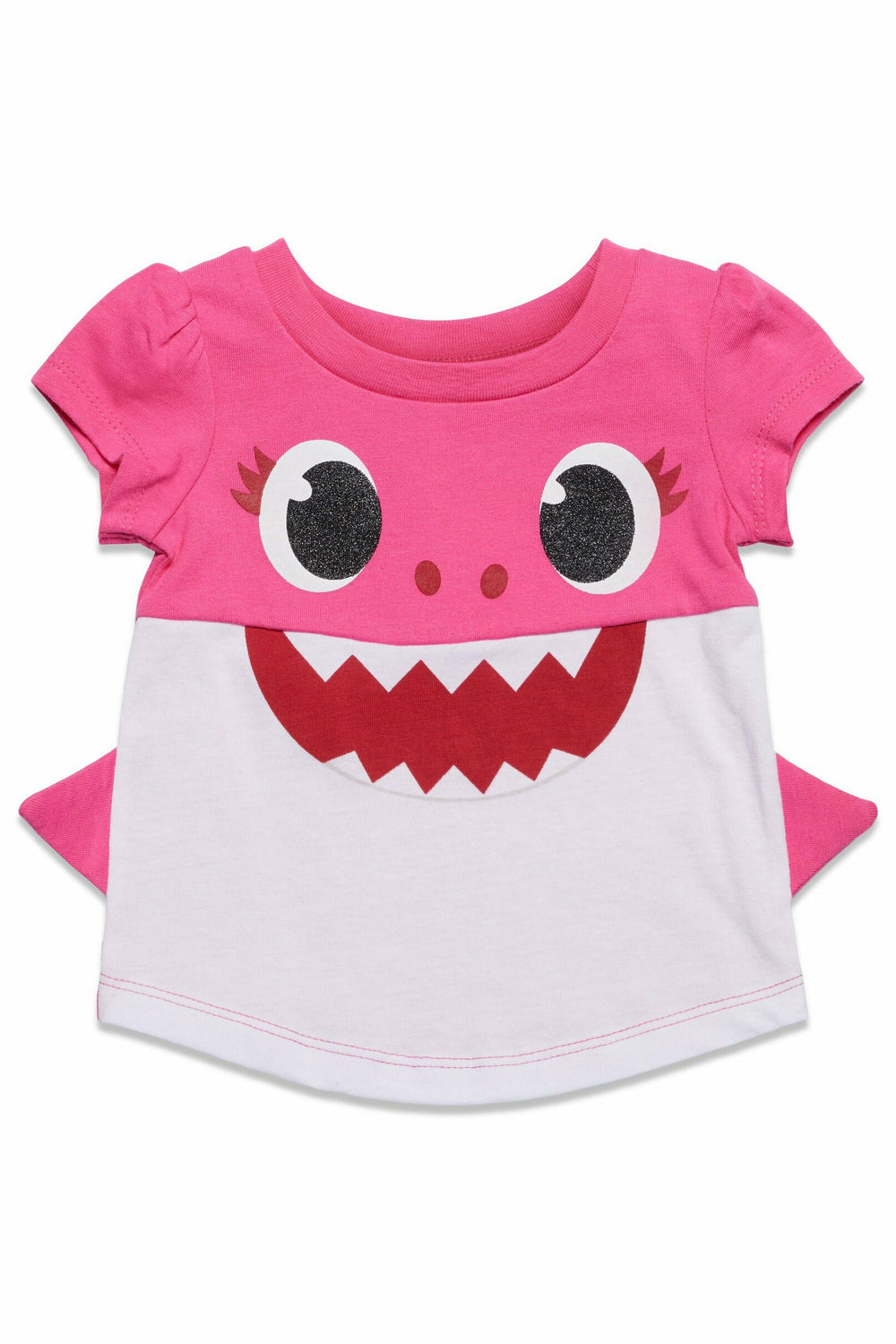 Pinkfong Mommy Shark French Terry Graphic T-Shirt & French Terry Shorts Set