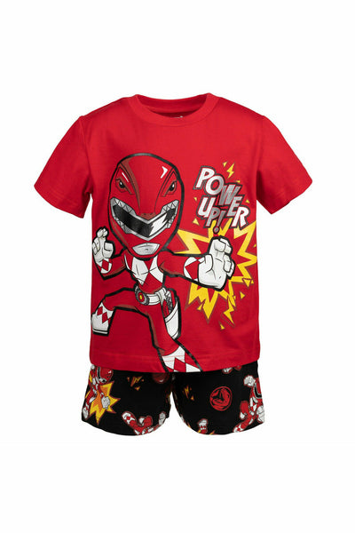 Power Rangers Graphic T-Shirt & French Terry Shorts