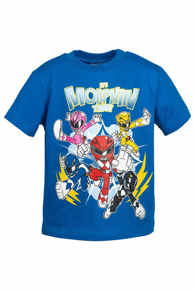 Power Rangers Short Sleeve Graphic T-Shirt & Shorts