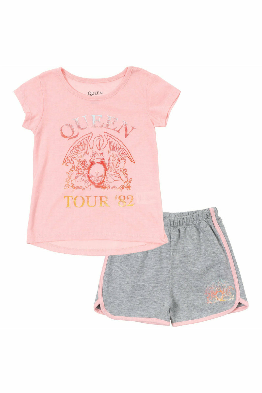 Queen Graphic T-Shirt & French Terry Shorts
