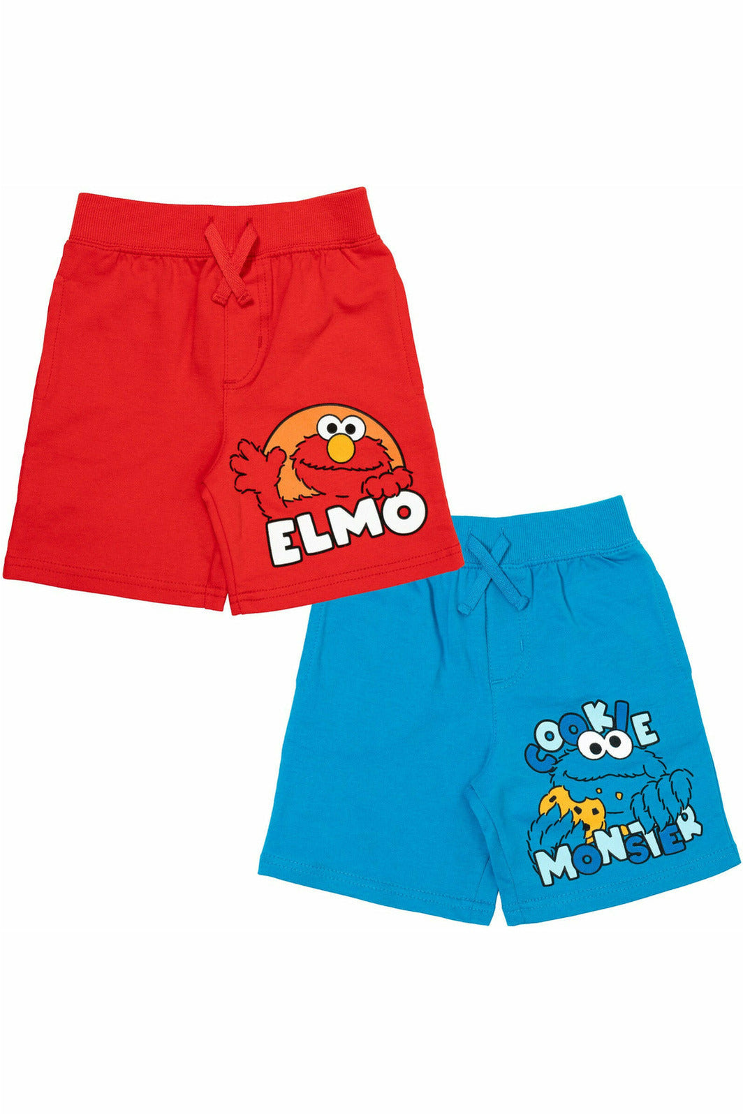 Sesame Street French Terry 2 Pack Shorts