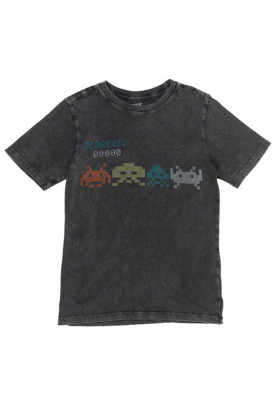 Space Invaders Short Sleeve Graphic T-Shirt