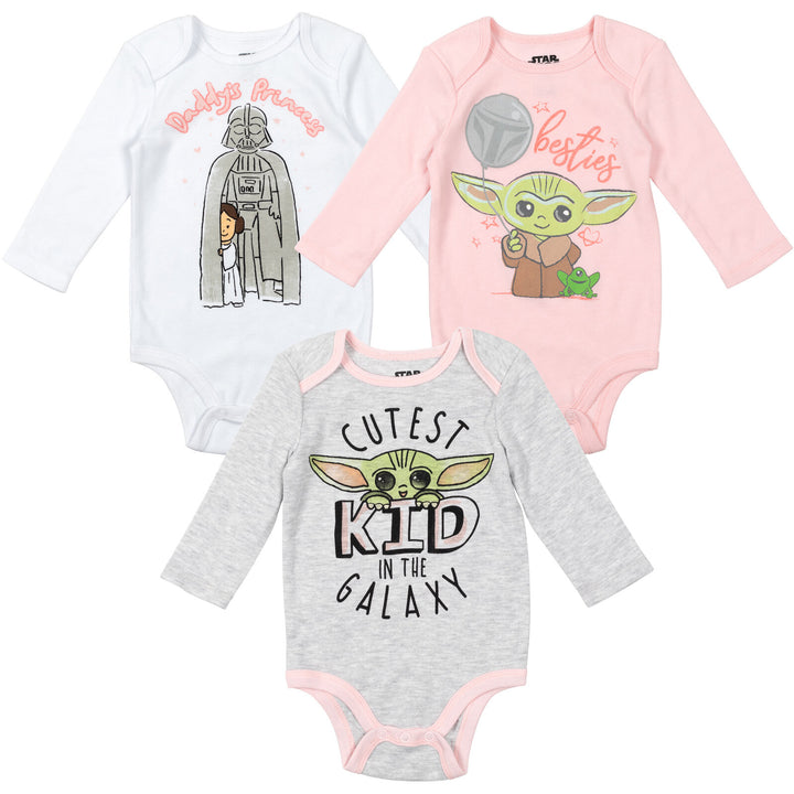 Star Wars Baby Yoda 3 Pack Bodysuits