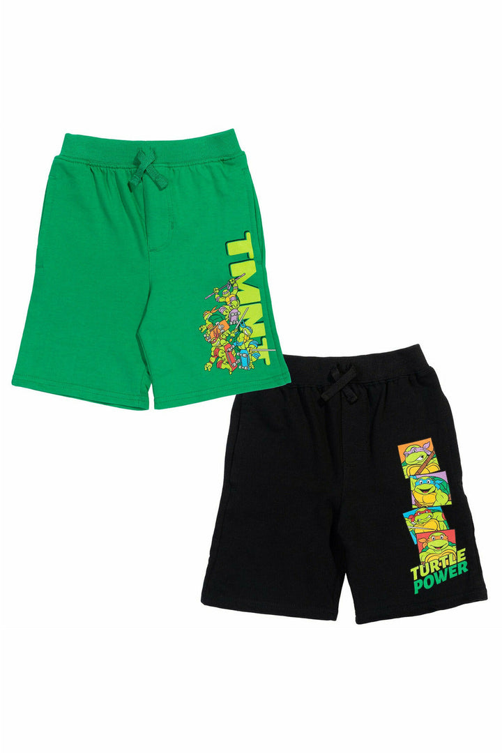 Teenage Mutant Ninja Turtles French Terry 2 Pack Shorts