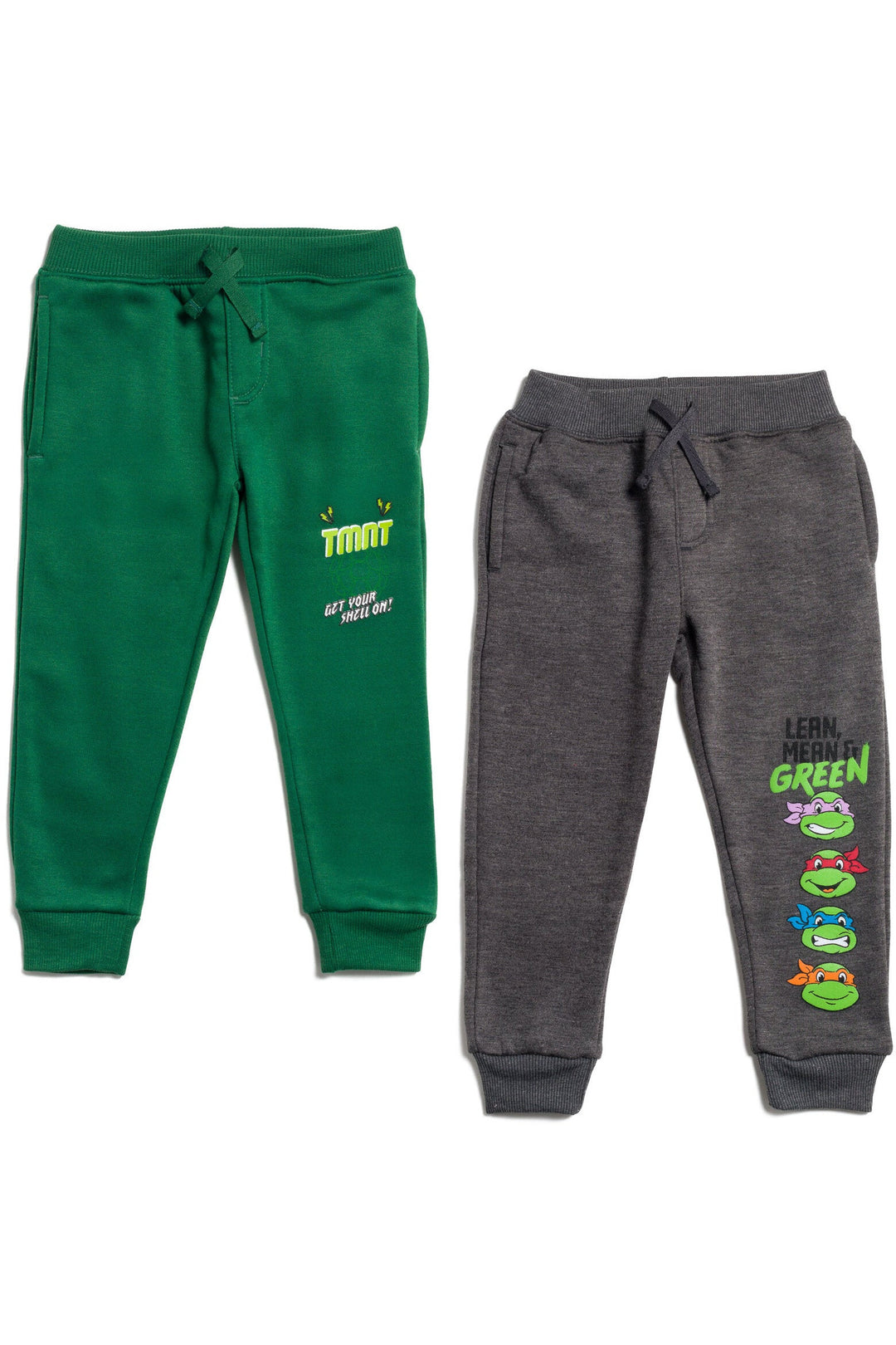 Teenage Mutant Ninja Turtles TMNT Fleece 2 Pack Jogger Pants