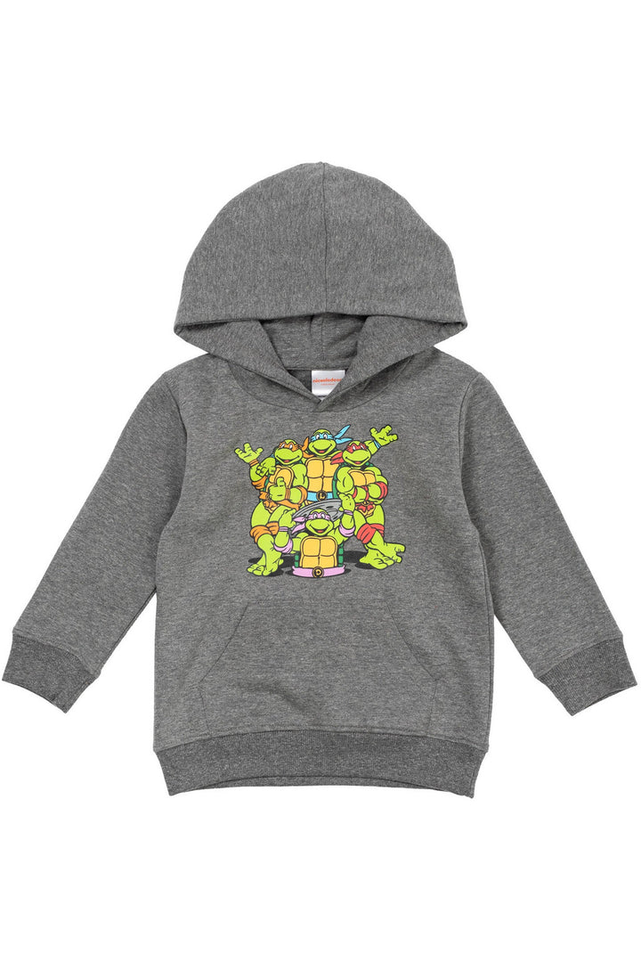 Teenage Mutant Ninja Turtles TMNT Leonardo Michelangelo Donatello Raphael Fleece Pullover Hoodie Toddler to Big Kid