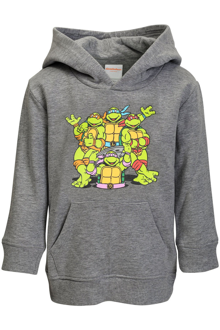 Teenage Mutant Ninja Turtles TMNT Leonardo Michelangelo Donatello Raphael Fleece Pullover Hoodie Toddler to Big Kid