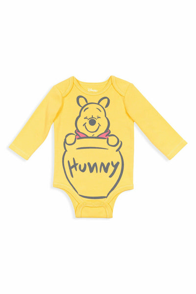 Winnie the Pooh 5 Pack Long Sleeve Bodysuit